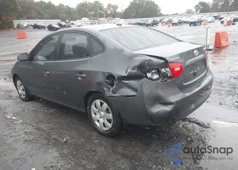 2007 Hyundai Elantra Gls/Limited/Se from USA, damaged, VIN KMHDU46D07U185401
